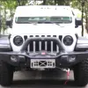 AEV Style Full Width Steel Front Bumper for Jeep Wrangler JL