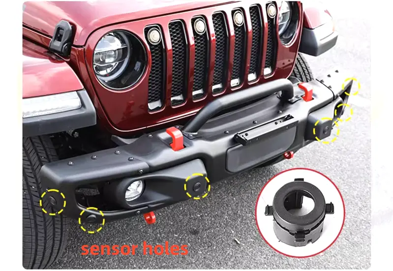 Jeep Wrangler Front Bumper JL JT Mopar Style Steel