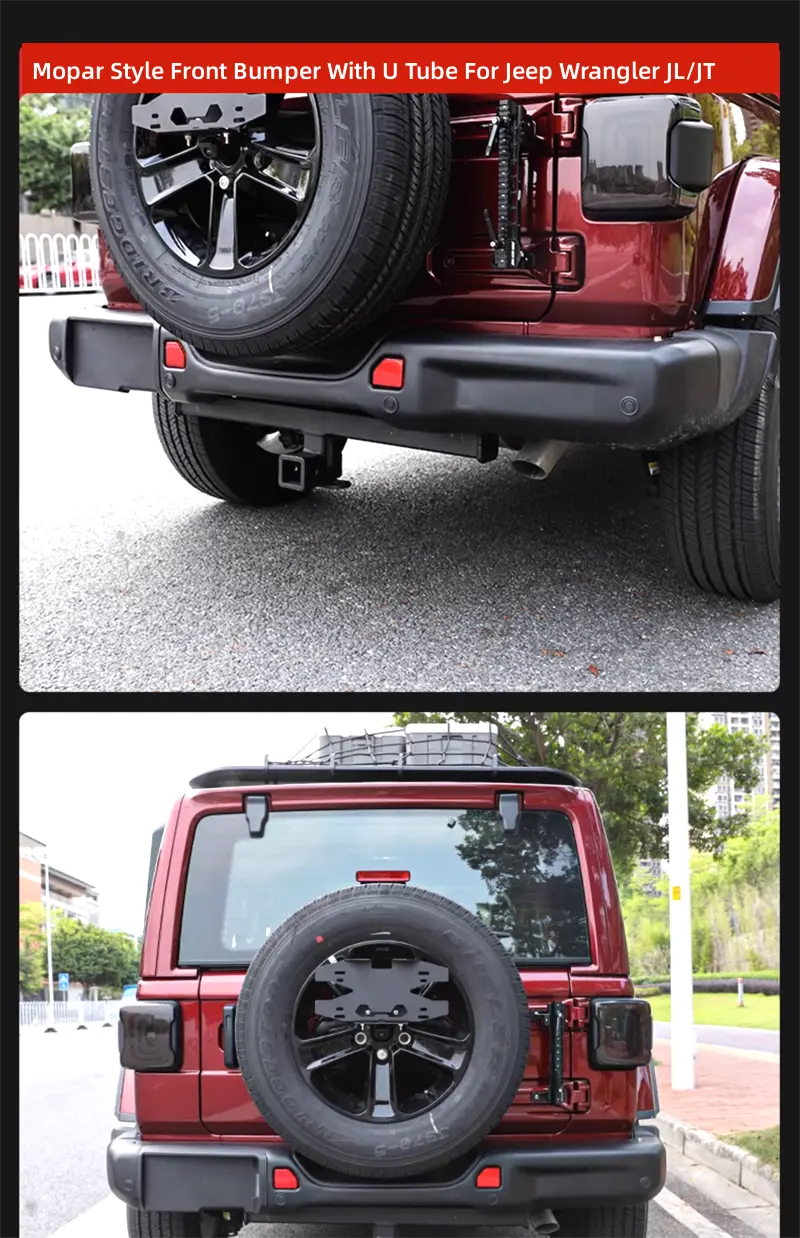 Jeep Wrangler Front Bumper JL JT Mopar Style Steel