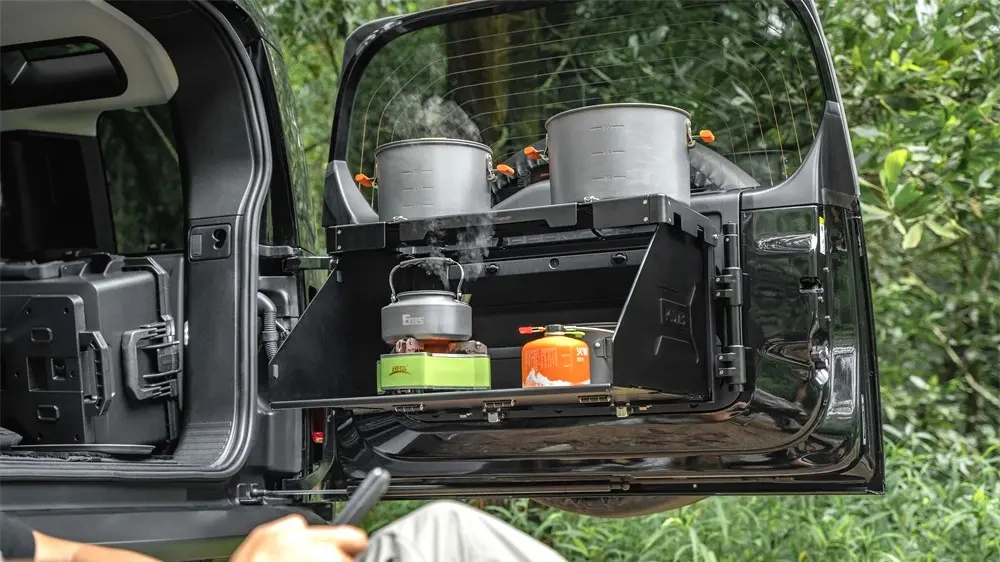 PLUMB Defender Accessories Tailgate Table Platform For Land Rover Defender