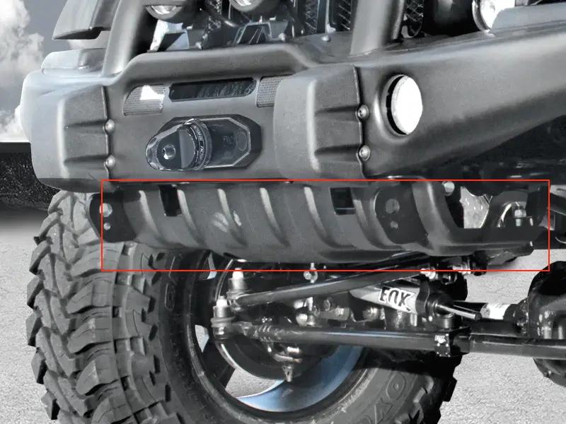 AEV Front Bumper Skid Plate for Jeep Wrangler JK