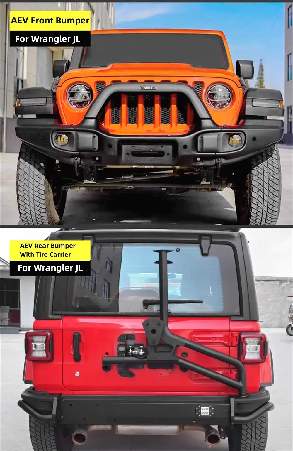 AEV Rear Bumper for Jeep Wrangler JL 11