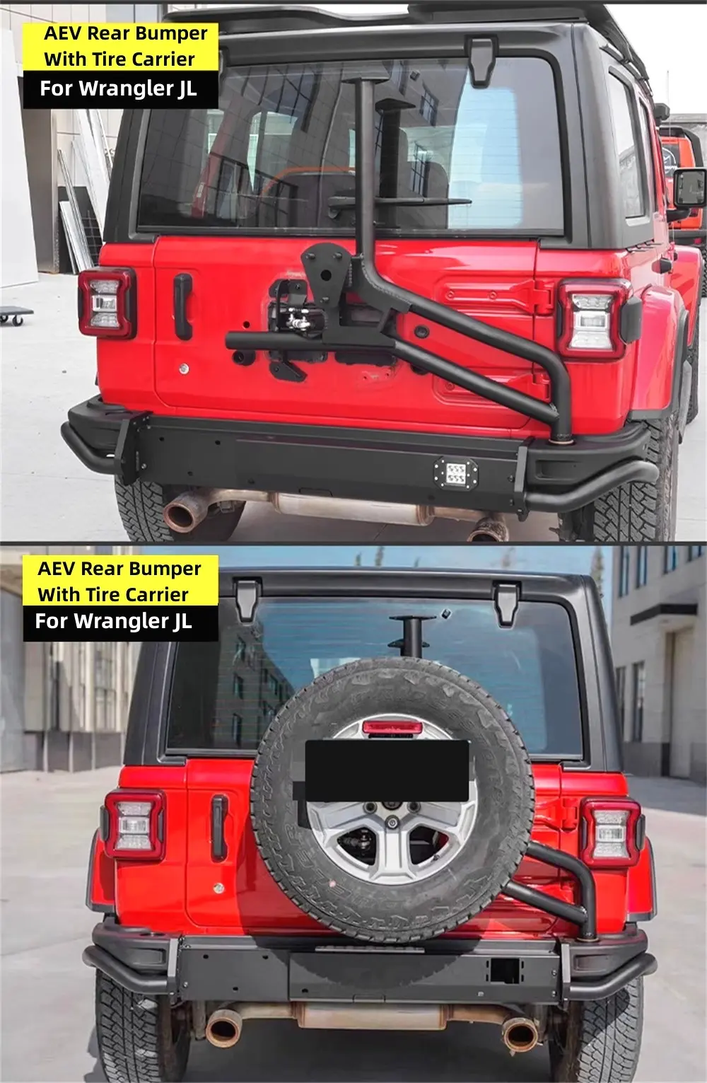 AEV Rear Bumper for Jeep Wrangler JL 12