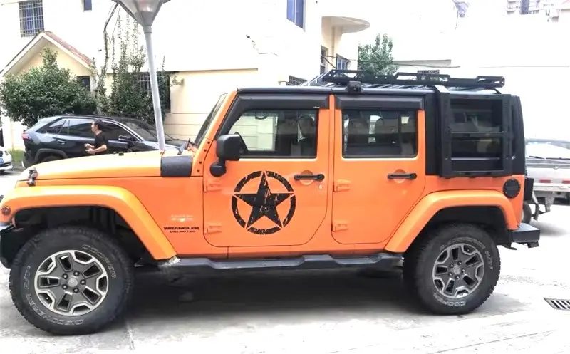 Diamond Roof Rack Side Ladder Jeep Wrangler