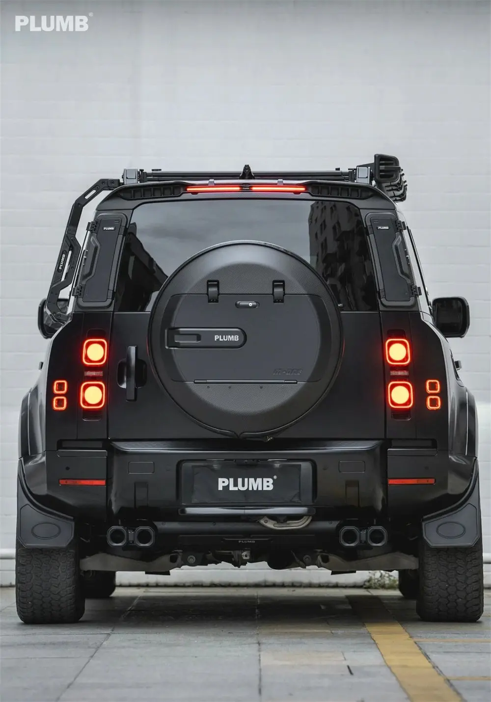 PLUMB Rear Spoiler Kit for Land Rover Defender