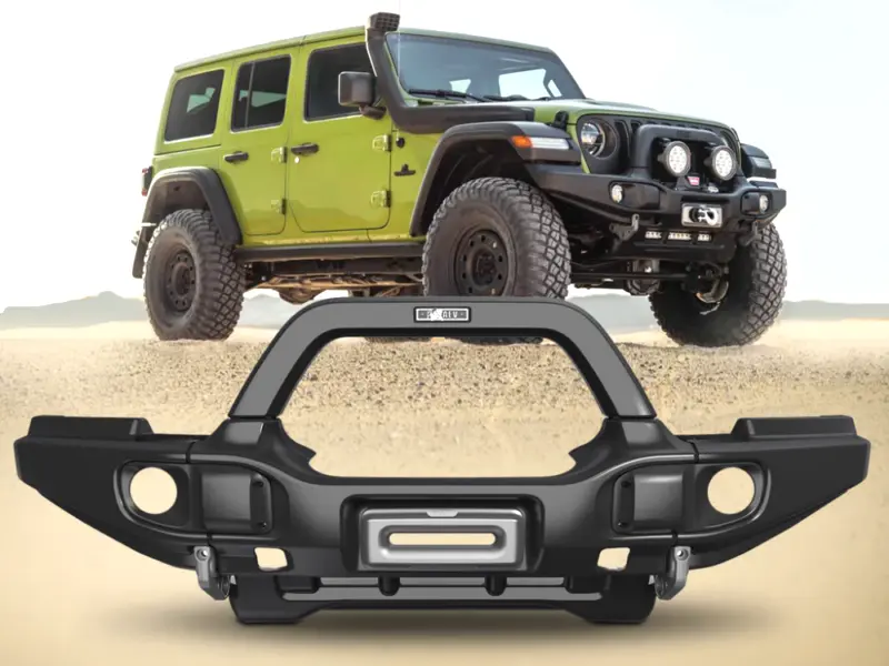 aev high fender flare front bumper for jeep wrangler jl