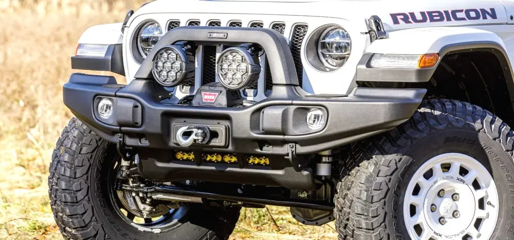 aev high fender flare front bumper jl and jt