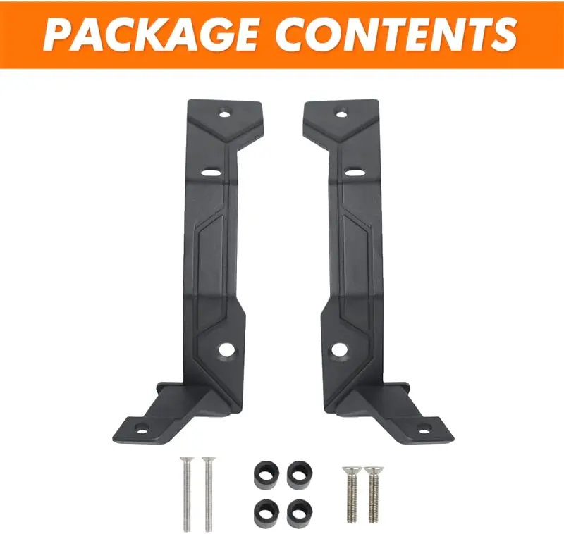 TENGQIAN Dual A-Pillar Light Mounting Brackets For Jeep Wrangler Accessories