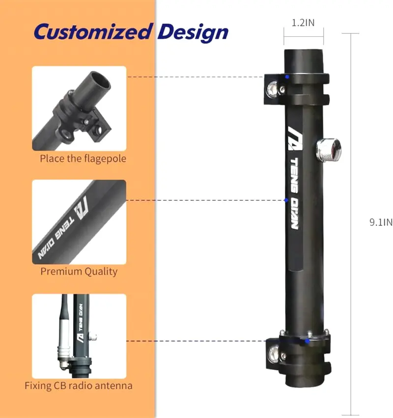 TENGQIAN Flag Pole Mount Antenna Holder Supplier