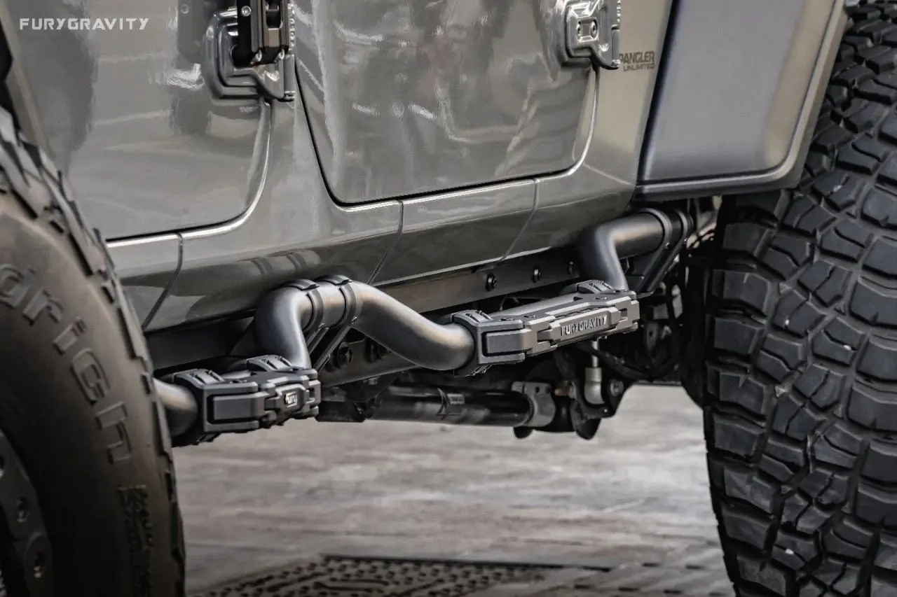 FURY Awaken Side Step Running Board Nerf Bar for Jeep Wrangler