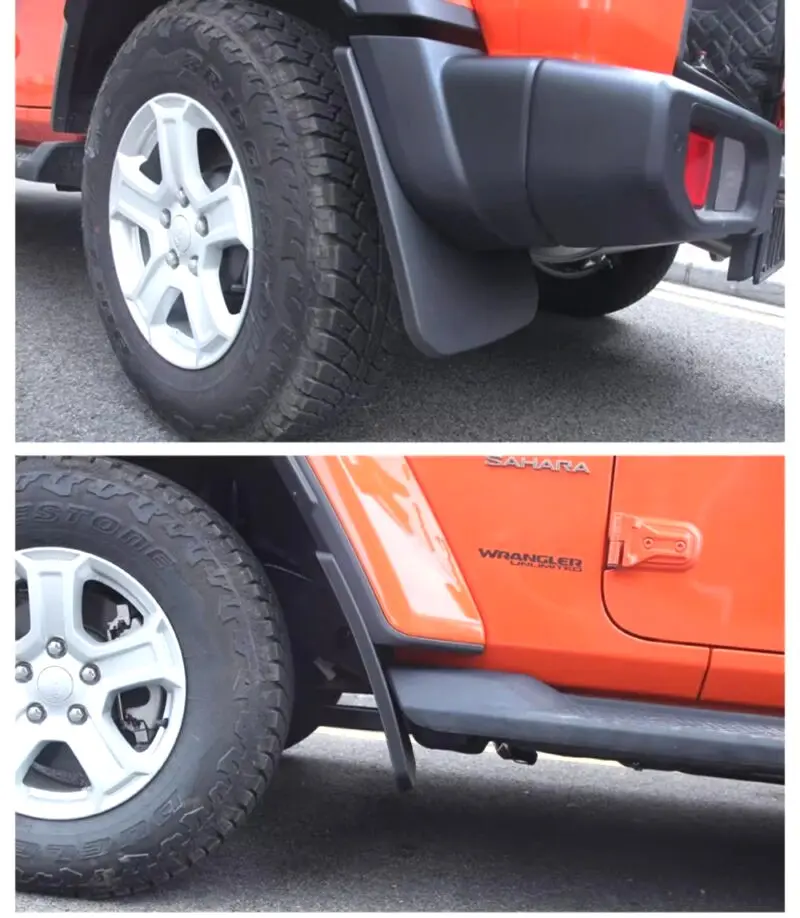 Mud Guards Splash Guard Fender Flares Flaps for Jeep Wrangler