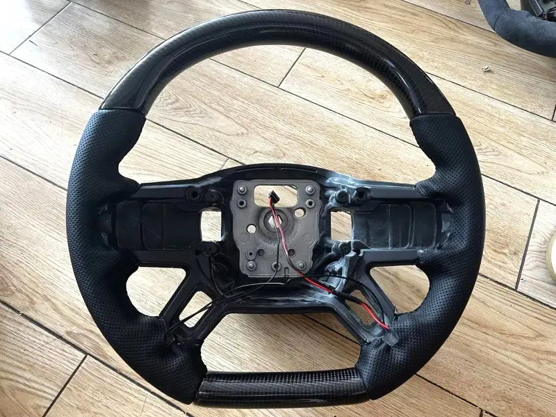 Carbon Fiber Heated Steering Wheel for Land Rover Defender