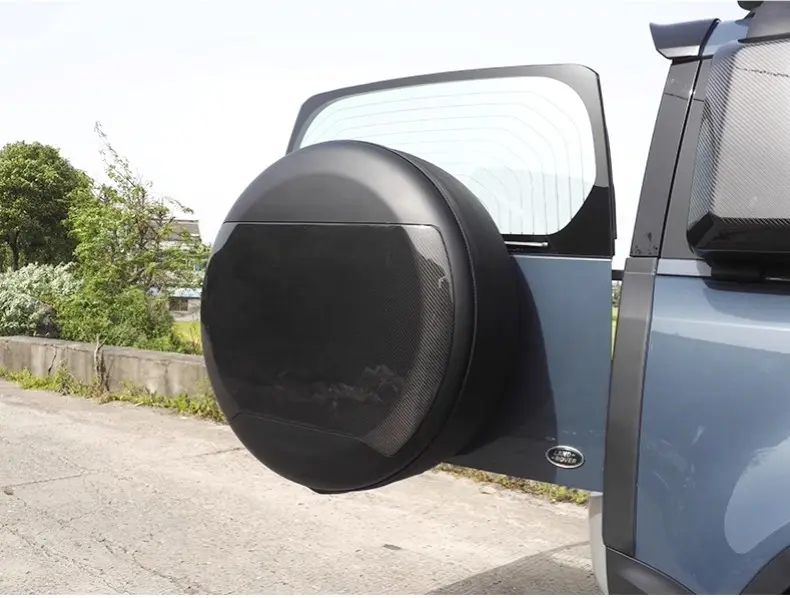 Carbon Fiber Spare Tire Cover Protector for Land Rover Defender