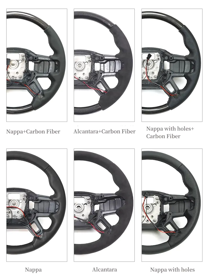 Carbon Fiber Heated Steering Wheel for Land Rover Defender