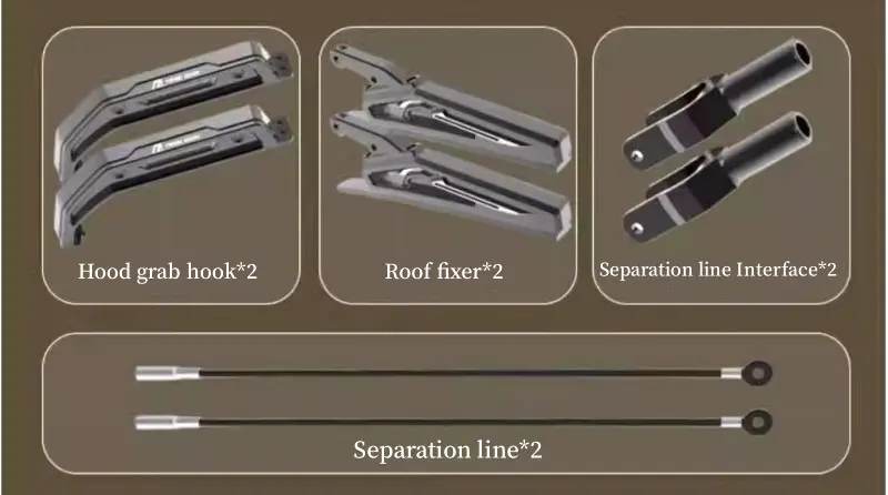 GWM Tank 300 Limb Riser Kit Branch Line Hood Protector