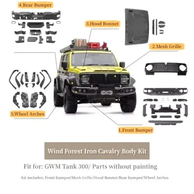 gwm tank 300 wind forest iron cavalry body kit