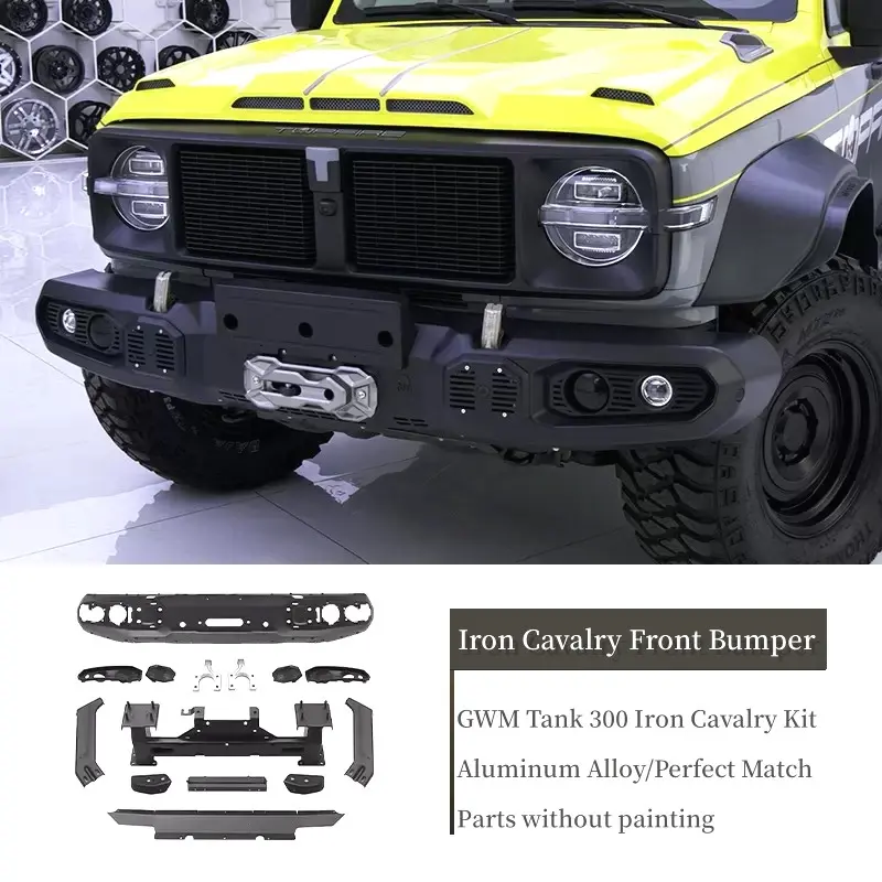 gwm tank 300 wind forest iron cavalry body kit front bumper