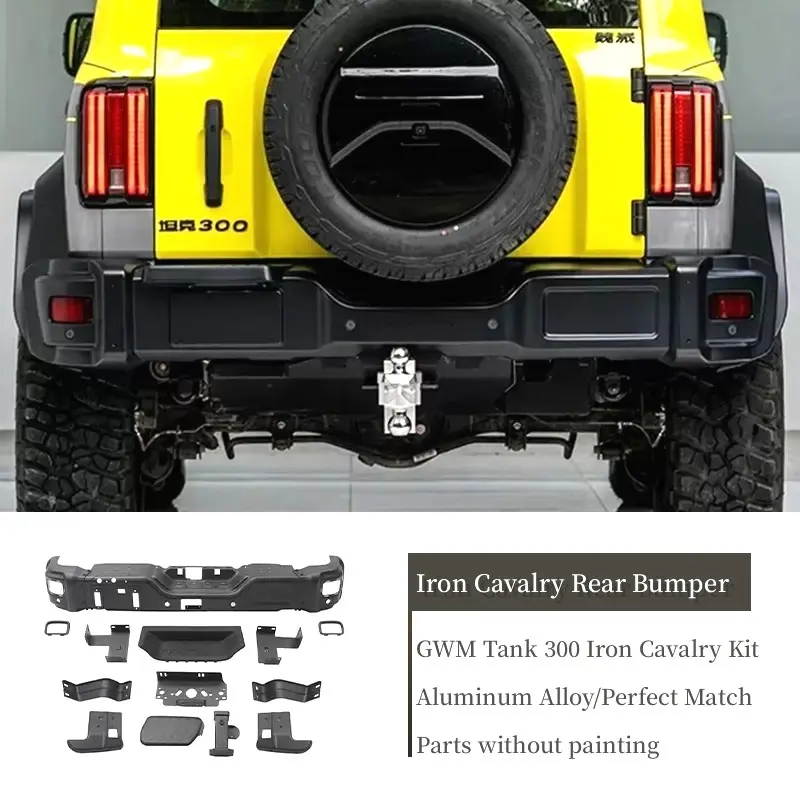 gwm tank 300 wind forest iron cavalry body kit rear bumper