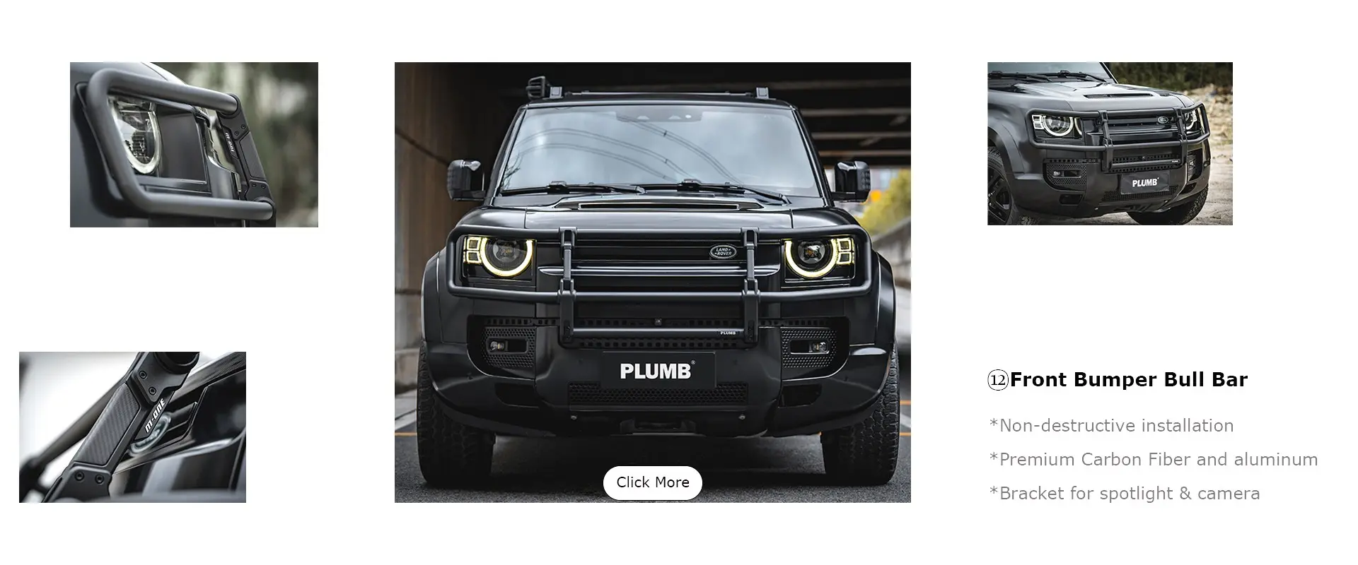 land rover defender parts Front Bumper Bull Bar