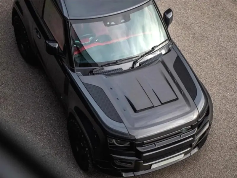 Land Rover Defender Carbon Fiber Hood Bonnet SVR Style