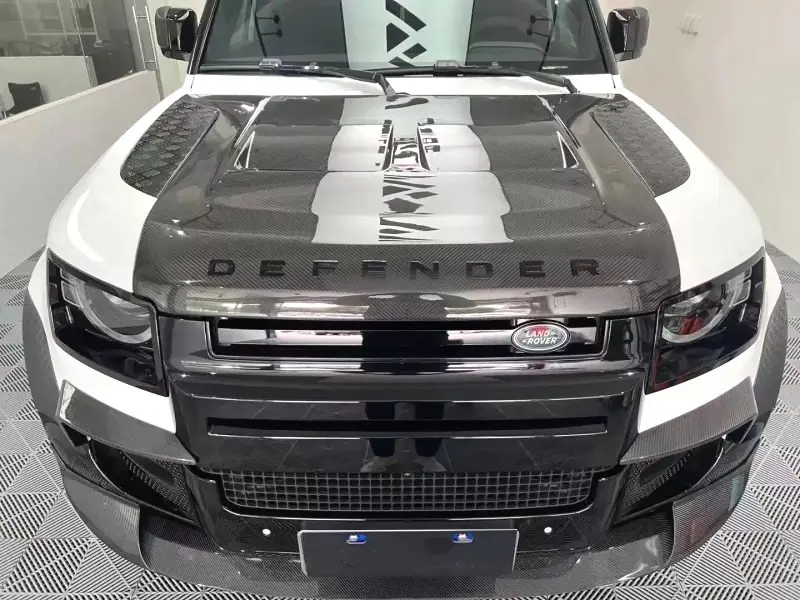 Land Rover Defender Carbon Fiber Hood Bonnet SVR Style