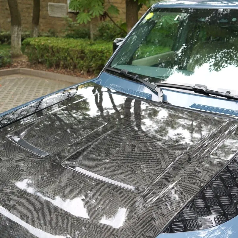 Land Rover Defender Carbon Fiber Hood Bonnet SVR Style