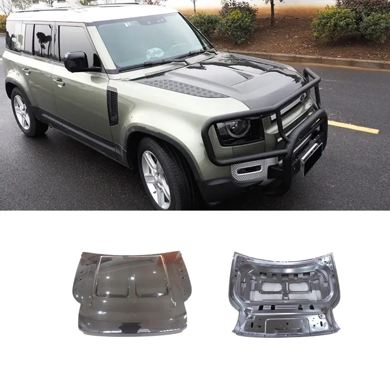 Land Rover Defender Carbon Fiber Hood Bonnet SVR Style