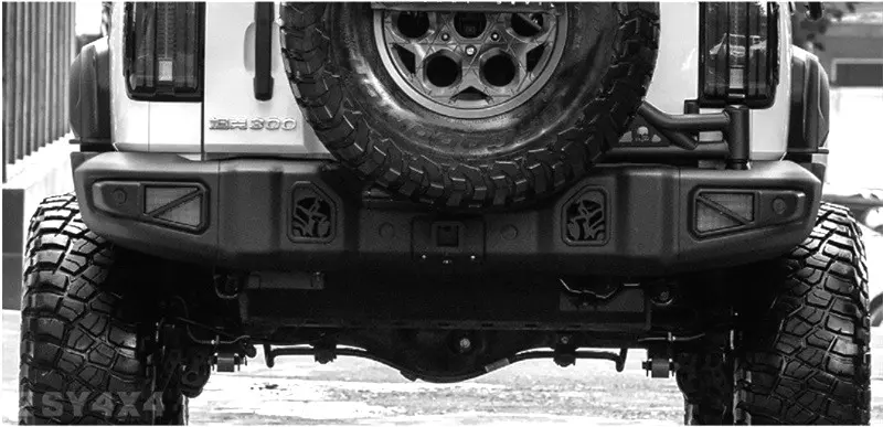 GWM Tank 300 Accessories TOPFIRE Darkest Rear Bumper