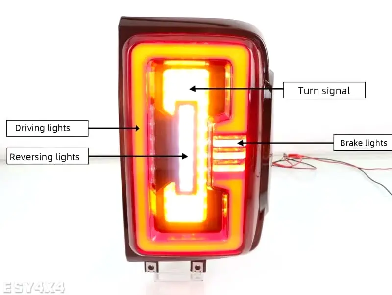 GWM Tank 300 Rear Lights Bronco style Rear Lamps