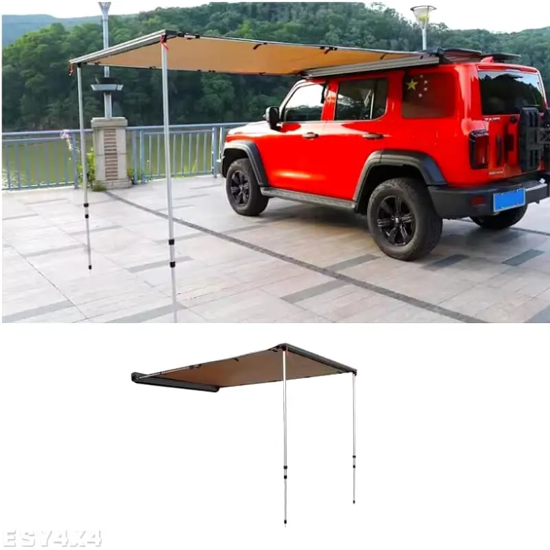 GWM Tank 300 Side Tent Awning with LED Light Strip 9